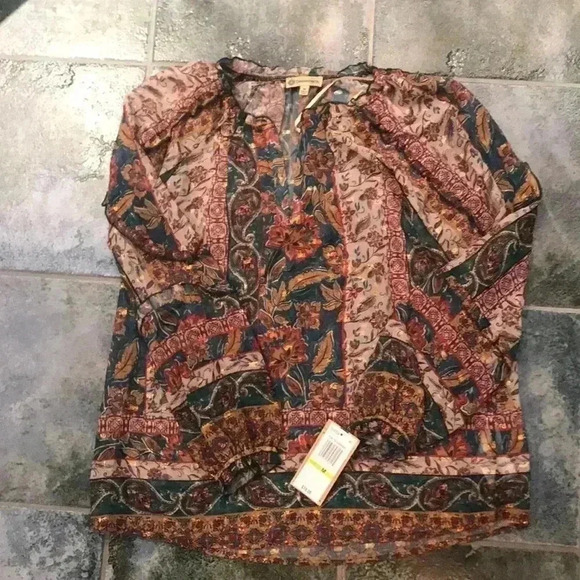 NWT Democracy blouse , multi colored size medium - Picture 1 of 7